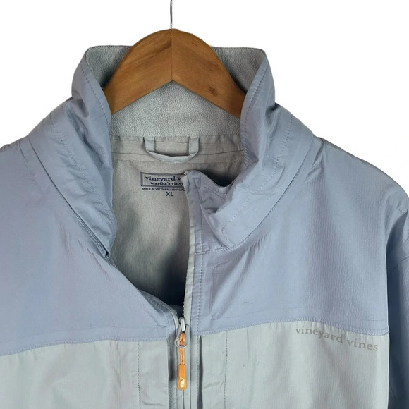 B10 Men’s Vineyard Vines Preppy Full Zip Rain Jacket XL - Picture 3 of 6